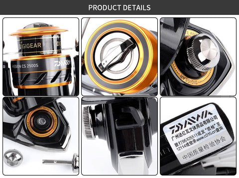 Image of DAIWA MISSION CS Spinning Fishing Reel | 5.3:1 Gear Ratio  3/1 BB  |