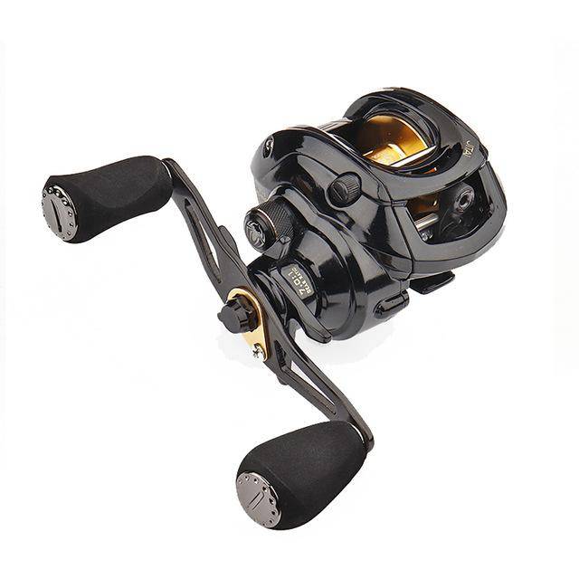 JITAI GTR Baitcasting Fishing Reel| 7.0: 1 Gear Ratio |17+1 BB|17.6lb /8kg Max Drag |Dual Brake System|Gift -Reel Bag