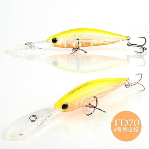 Image of 10g 110mm Levitation Action Minnow Fishing Lure Big Spoiler Top Quality Hard Bait Salt Water Fresh Water Fishing Tackle