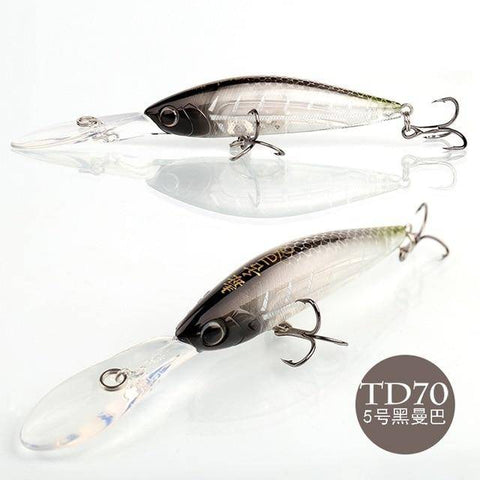 Image of 10g 110mm Levitation Action Minnow Fishing Lure Big Spoiler Top Quality Hard Bait Salt Water Fresh Water Fishing Tackle