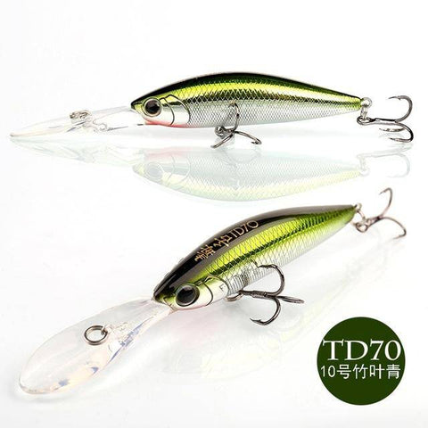 Image of 10g 110mm Levitation Action Minnow Fishing Lure Big Spoiler Top Quality Hard Bait Salt Water Fresh Water Fishing Tackle