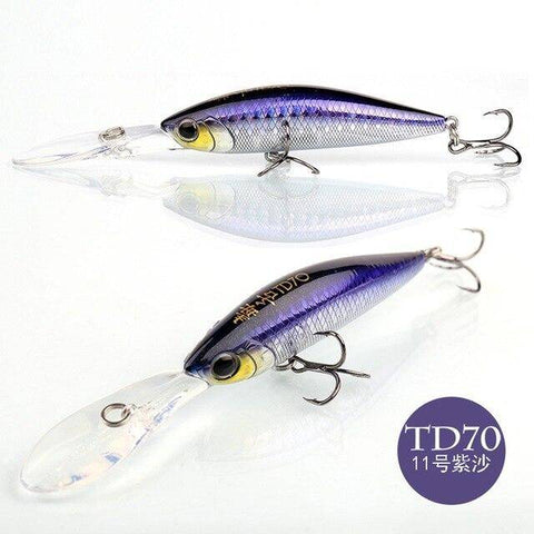 Image of 10g 110mm Levitation Action Minnow Fishing Lure Big Spoiler Top Quality Hard Bait Salt Water Fresh Water Fishing Tackle