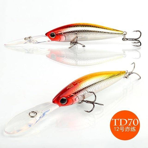 Image of 10g 110mm Levitation Action Minnow Fishing Lure Big Spoiler Top Quality Hard Bait Salt Water Fresh Water Fishing Tackle