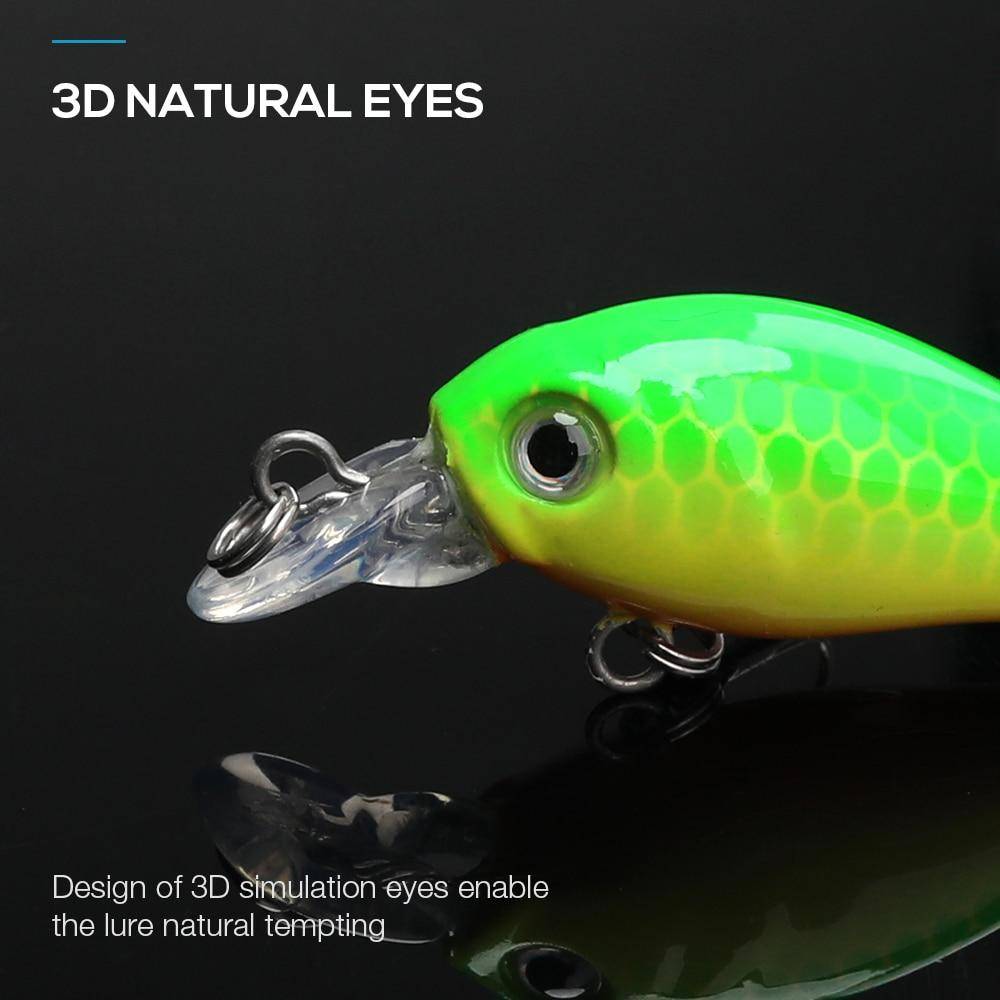 VTAVTA Mini Wobblers Pike Fishing Lure 5pcs/lot