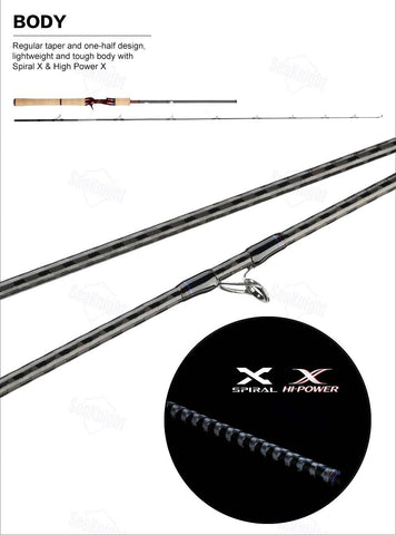 Image of SHIMANO SCORPION Casting and Spinning Fishing Rod  | LENGTH - 6'5" |