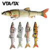 VTAVTA  5 Segments LIFELIKE MULTI-JOINTED TOPWATER SWIMBAIT HARD CRANKBAITS