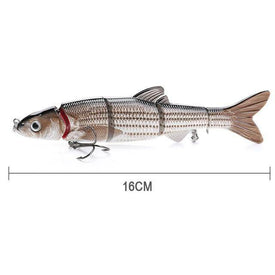 VTAVTA  5 Segments LIFELIKE MULTI-JOINTED TOPWATER SWIMBAIT HARD CRANKBAITS