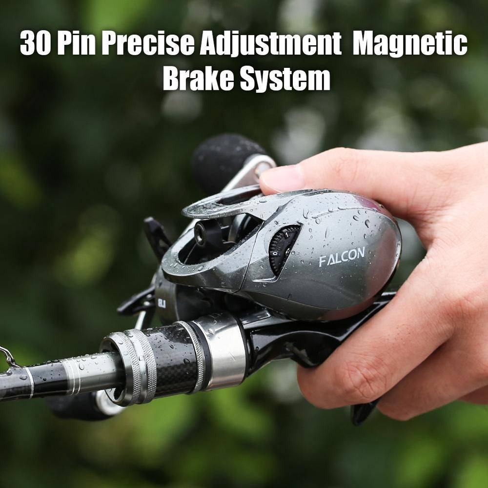 KastKing FALCON Baitcasting Reel | 7.2:1 or 8.1:1  Gear Ratio |10+1 BB | Magnetic Brake, 17.6/15.4 lb Max Drag | High Speed & Long Casting