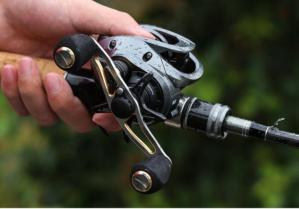 KastKing FALCON Baitcasting Reel | 7.2:1 or 8.1:1  Gear Ratio |10+1 BB | Magnetic Brake, 17.6/15.4 lb Max Drag | High Speed & Long Casting