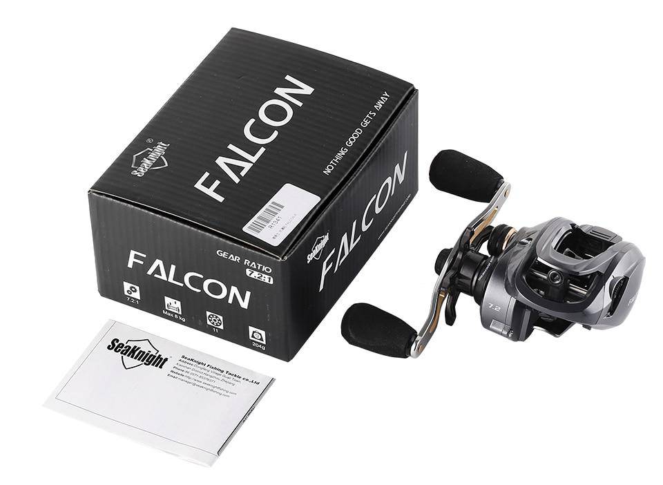 KastKing FALCON Baitcasting Reel | 7.2:1 or 8.1:1  Gear Ratio |10+1 BB | Magnetic Brake, 17.6/15.4 lb Max Drag | High Speed & Long Casting