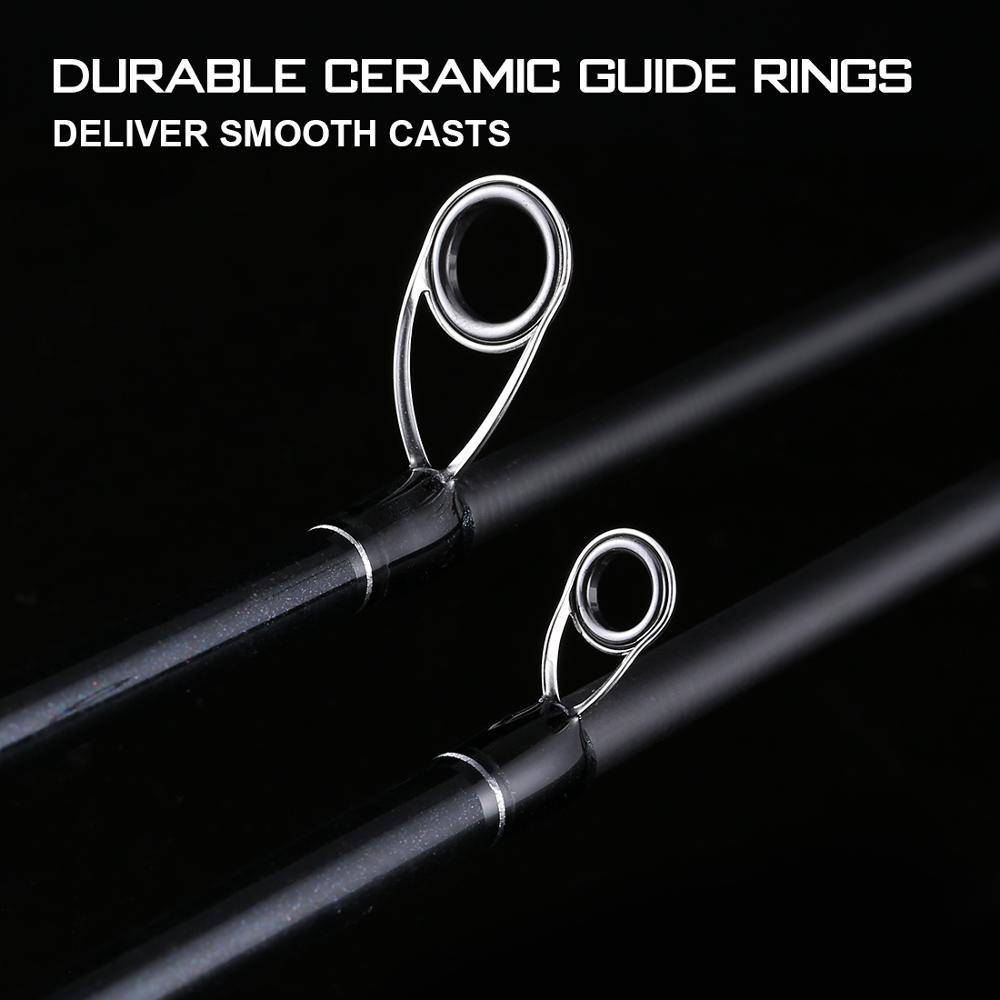 SeaKnight  Sange 2 Casting Fishing Rod | Length: 6'10'' | Power M & MH |Carbon Fiber and Ceramic Guide Rings