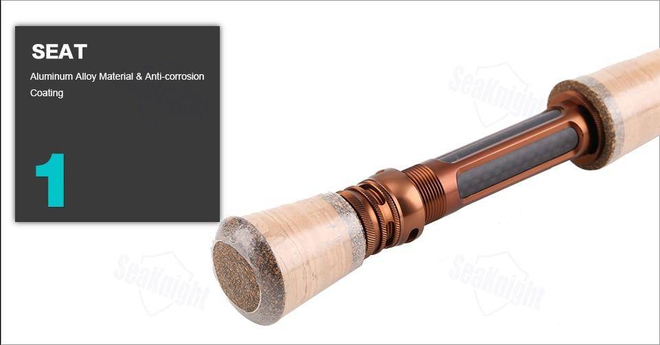 SeaKnight MAXWAY HONOR Fly Fishing Rod| 6' - 10' | 4 Sections |Fast Action Super Light