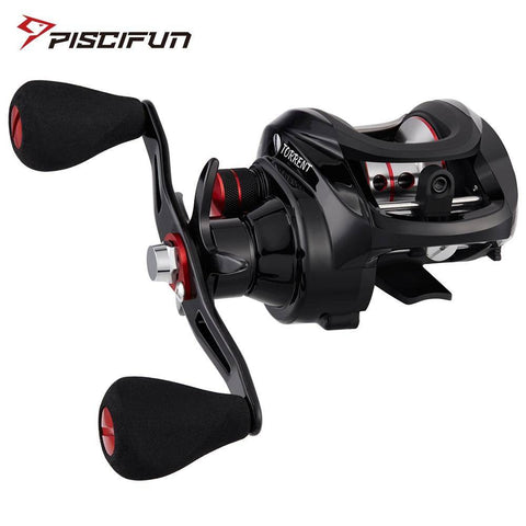 Image of Piscifun Torrent Baitcasting Reel | 7.1:1 and 5.3:1 Gear Ratio| 6 BB |Max Drag: 17.8 lb/8.1kg |Quickly Lubricant Design