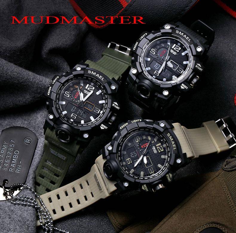 Men Military Watch 50m Waterproof