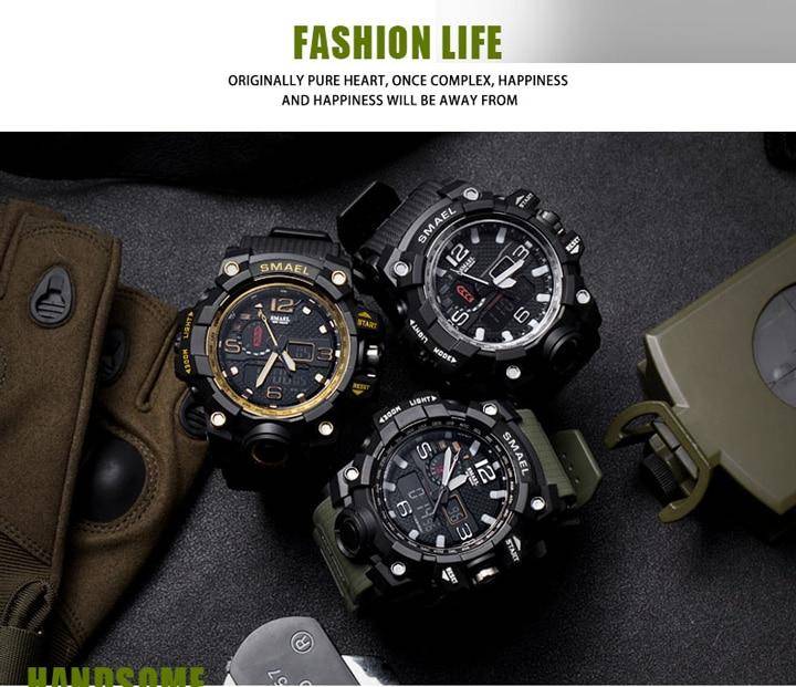 Men Military Watch 50m Waterproof