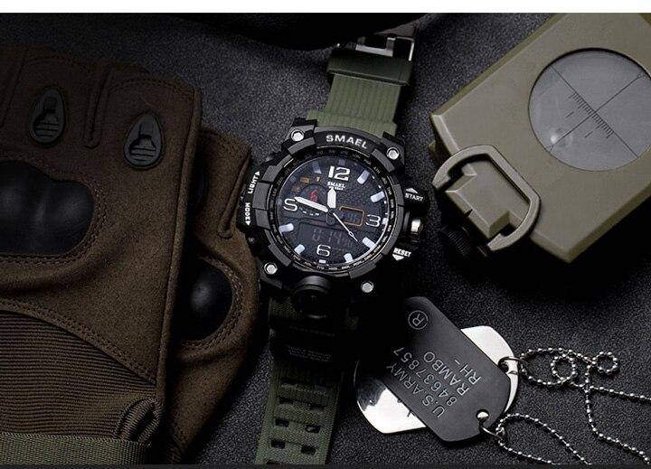 Men Military Watch 50m Waterproof