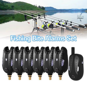 Lixada Wireless Fishing Bite Alarms 2-6 Set |  Sound Alert Kit  | with Case