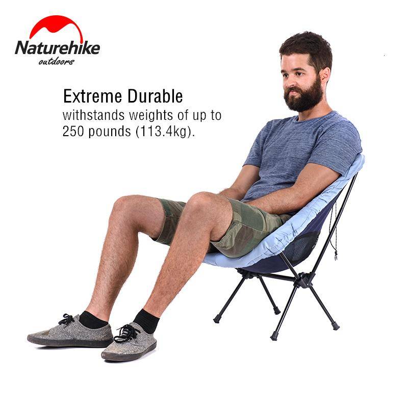 Naturehike Ultralight Backpacking Camping Chair |Heavy Duty 300lb(113kg)