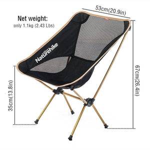 Naturehike Ultralight Backpacking Camping Chair |Heavy Duty 300lb(113kg)