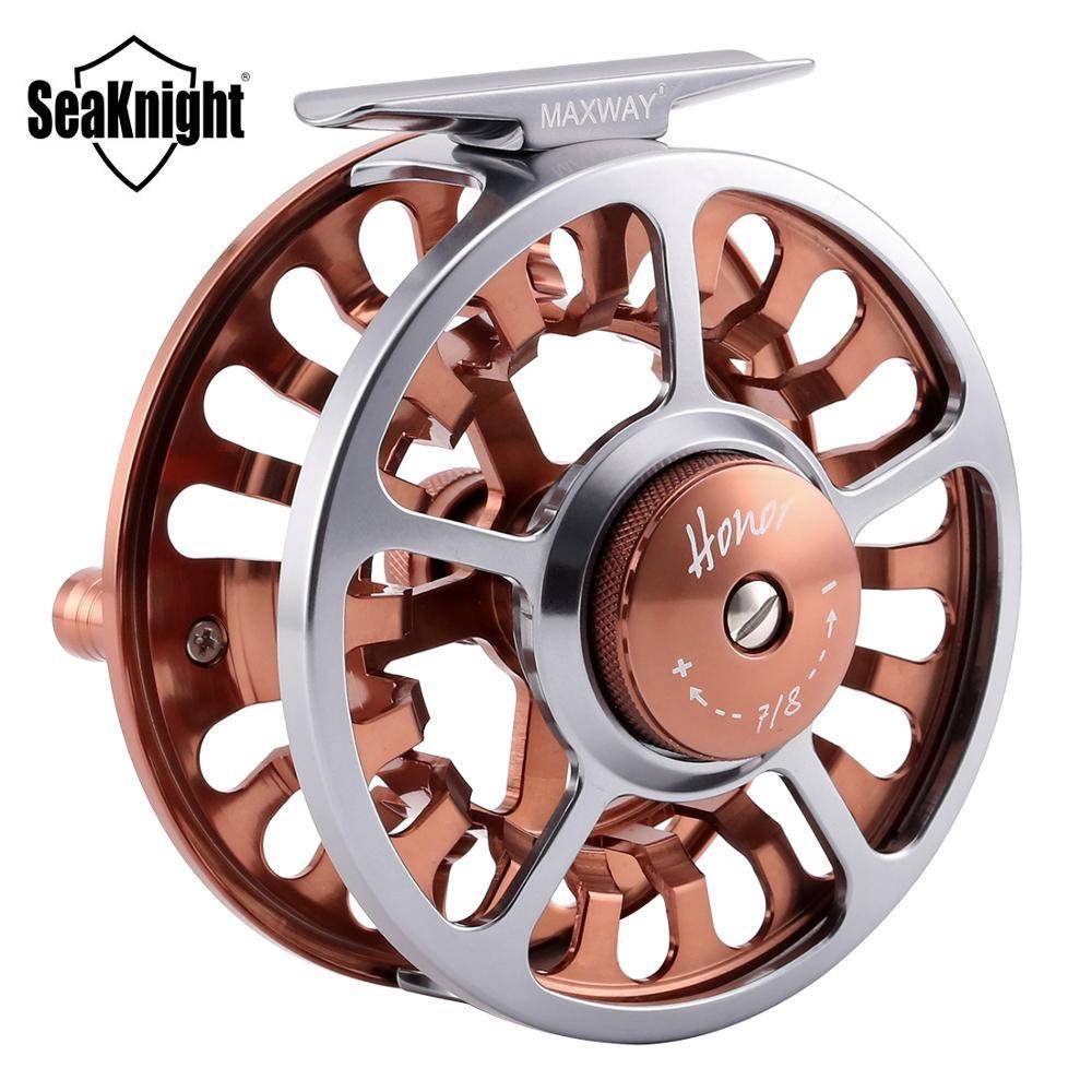 SeaKnight MAXWAY Fly Fishing Set 4 Sections Fly Fishing Rod Reel with Fly Fishing Line Lure Bag Combo River Tackle 7 8 9 10ft