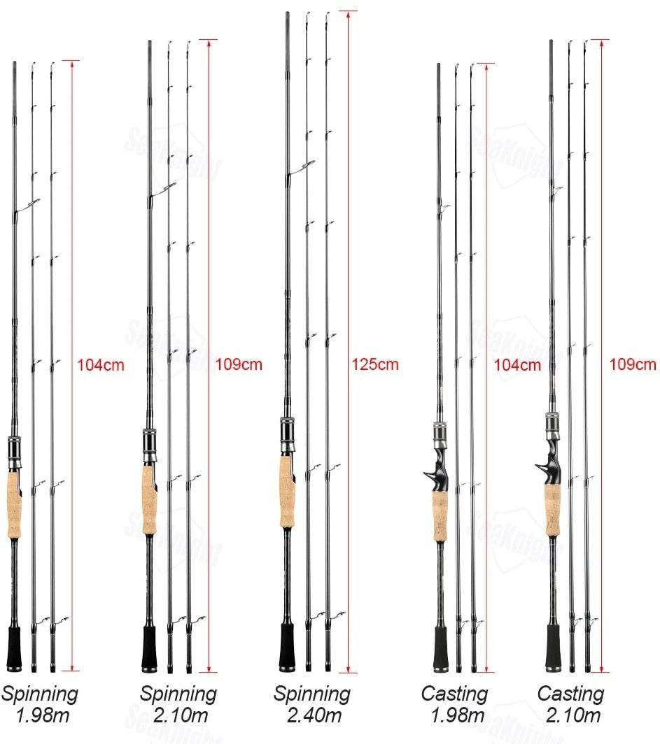 SeaKnight Falcon Telescopic Casting Fishing Rod  | Carbon Fiber | LENGTH - 6'6" ; 6'10'' | POWER M&ML - M&MH|