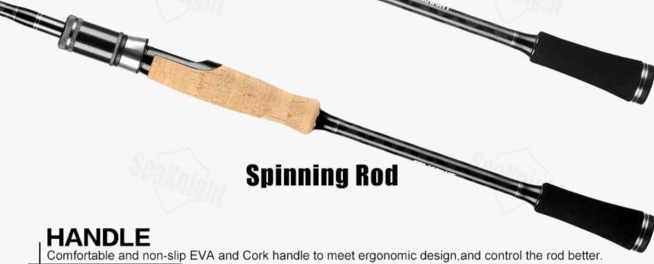 SeaKnight Falcon Telescopic Spinning Fishing Rod | Carbon Fiber | LENGTH - 6'6" ; 6'10'' ;7'10''| POWER M&ML - M&MH|