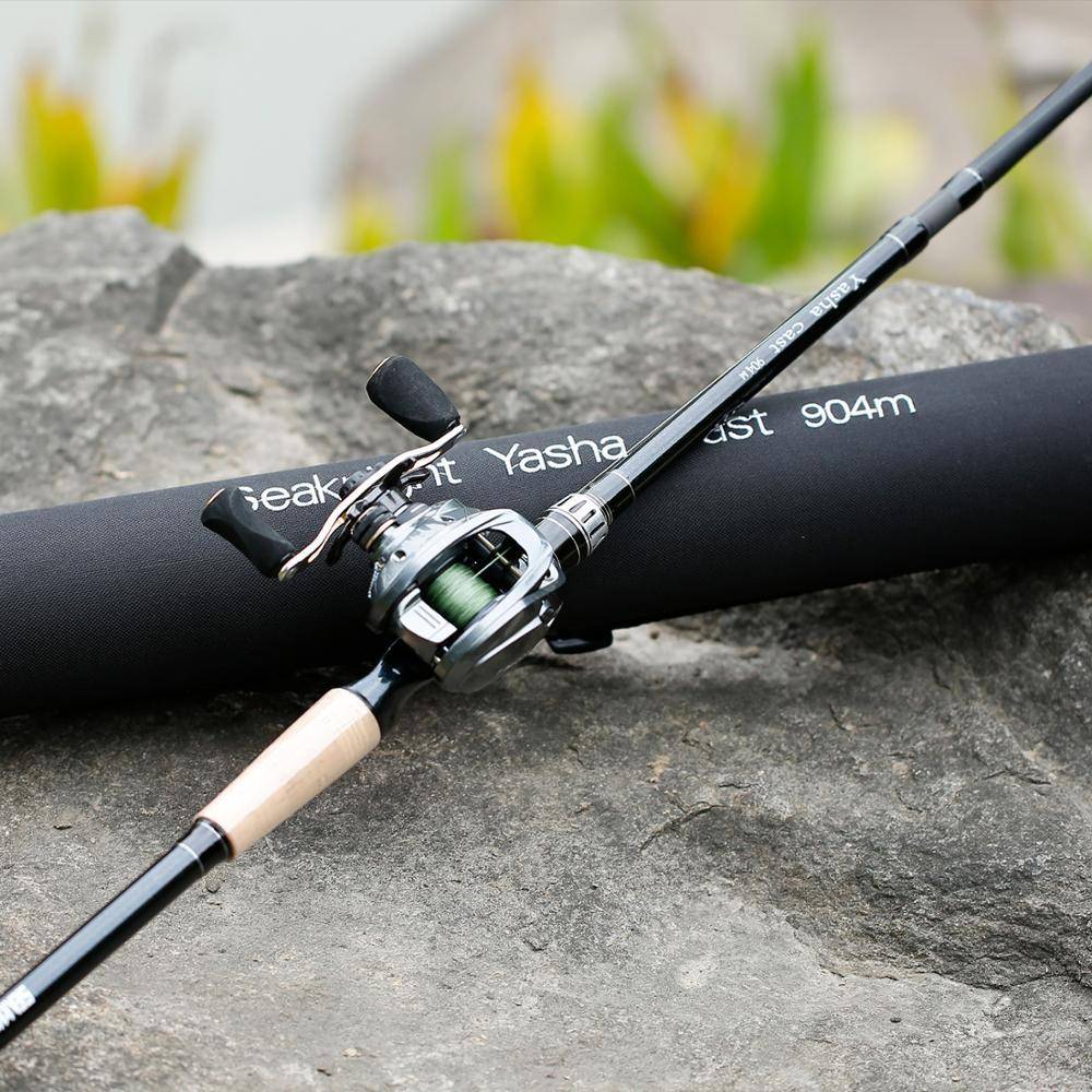 SeaKnight YASHA Spinning/Casting Fishing Rod | Length: 6'10'' - 9'10'' | Power-M  |Carbon Fiber and Cork Handle