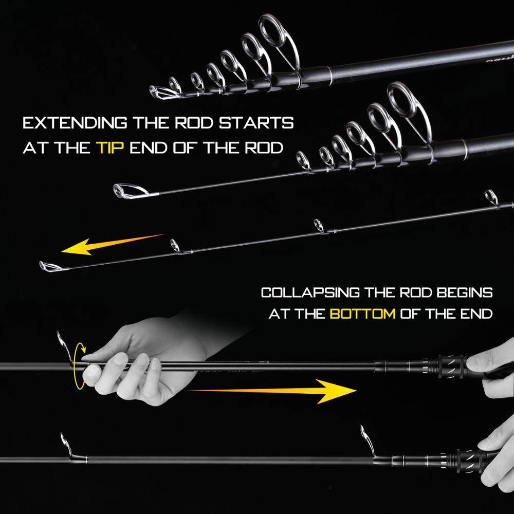 SeaKnight 2019 New Arrival Sange II Lure Fishing Rod 2.1M 2.4M M Power 7-25g Carbon Material Casting Spinning Rod with EVA Grip
