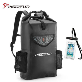 Piscifun Wrapper Dry Backpack Bag with Waterproof Phone Case