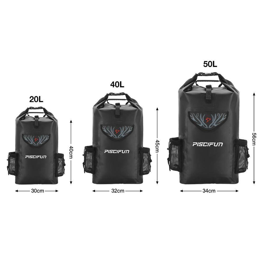Piscifun Wrapper Dry Backpack Bag with Waterproof Phone Case