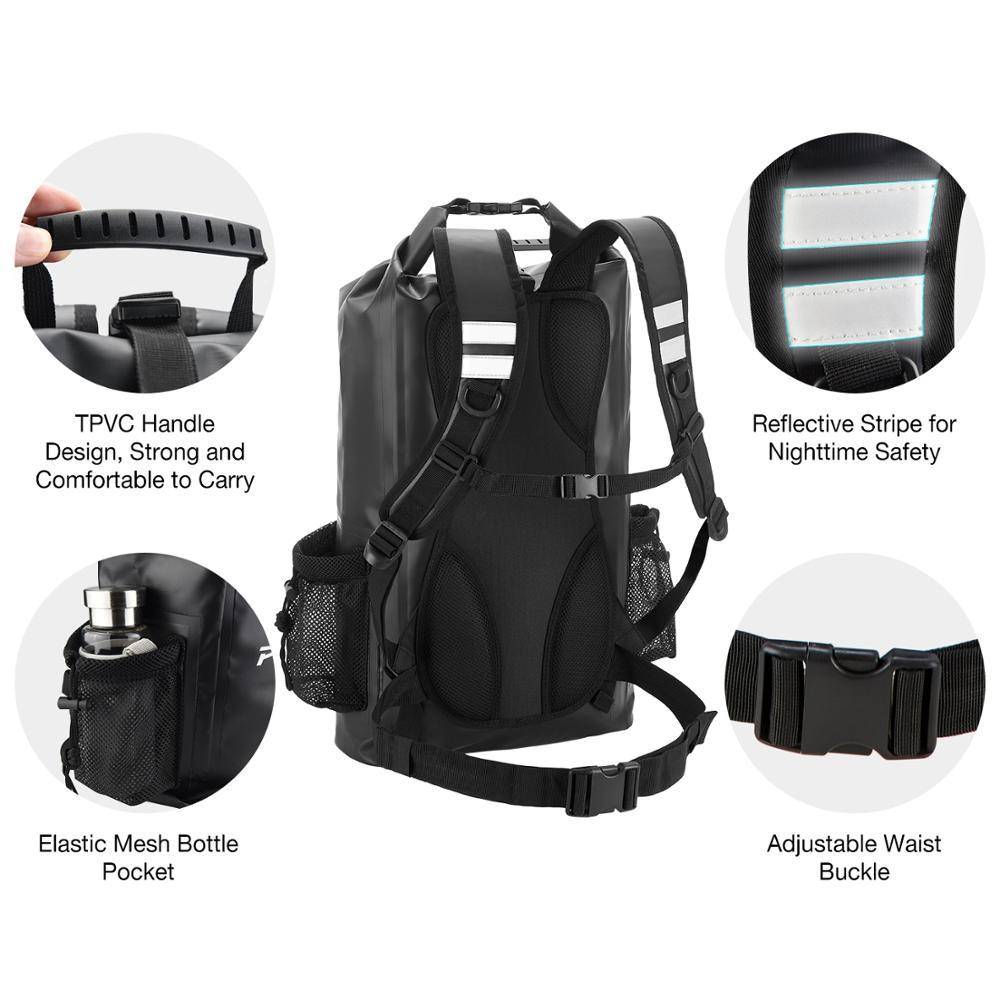 Piscifun Wrapper Dry Backpack Bag with Waterproof Phone Case