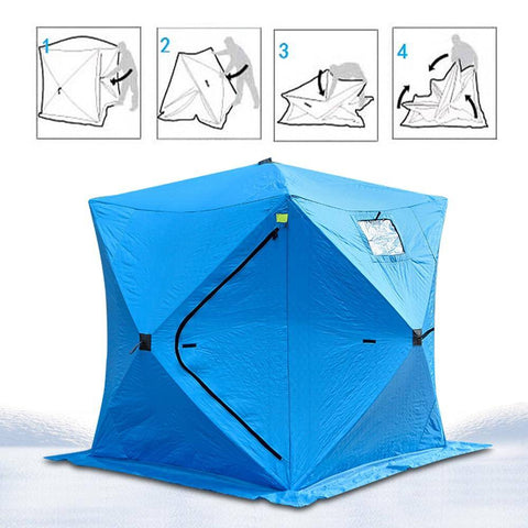 Image of Ice Fishing Tent | 3-4 Persons | 2 Doors