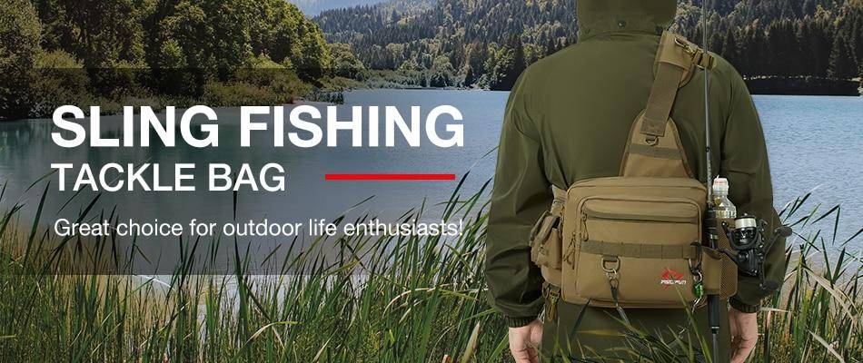 Piscifun Water-Resistant Sling Bag Water-Resistant