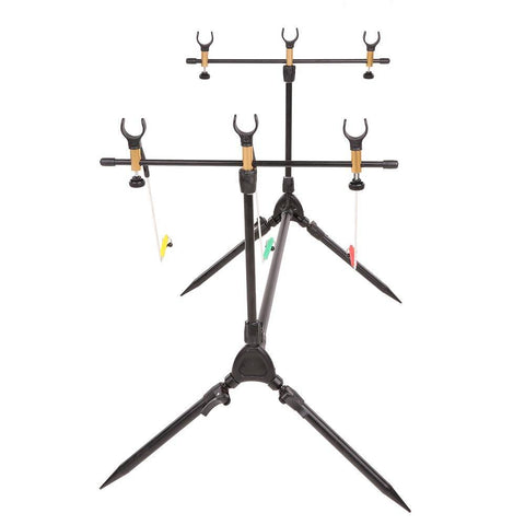 Image of Lixada Adjustable Retractable Carp Fishing Rod Pod Stand Holder