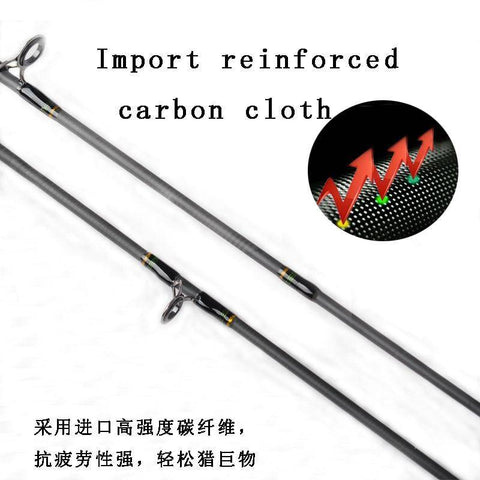 Image of JITAI Ultralight Carbon Fishing Rod | 2 Parts UL | 180CM/5'11''