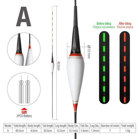 Image of DONQL Smart Led Fishing Float witch Gravity Sensor