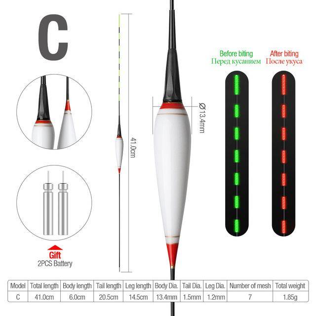 DONQL Smart Led Fishing Float witch Gravity Sensor