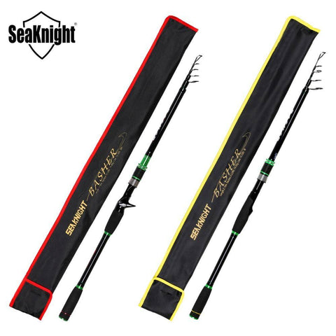 Image of SeaKnight BASHER 2 Telescopic Travel Casting Fishing Rod | Length: 6'10" -7'10'' |Power M |5 Sections |