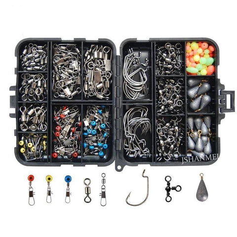 Image of 160pcs Fishing Terminal Tackle Box Kit