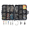 160pcs Fishing Terminal Tackle Box Kit