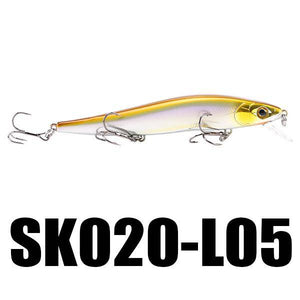 SeaKnight SK020 Fishing Lure 1PC Minnow 14g 110mm 0-1M Depth Wobbling Minnow Floating Lure Hard Bait Fishing Wobblers 10 Colors