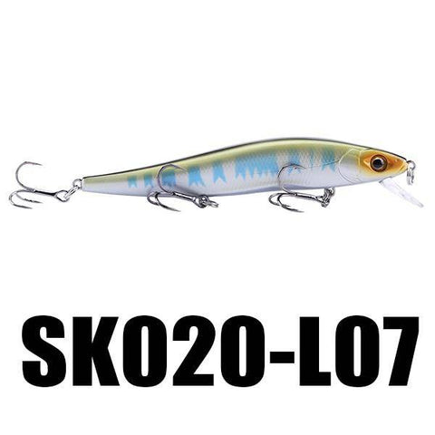 Image of SeaKnight SK020 Fishing Lure 1PC Minnow 14g 110mm 0-1M Depth Wobbling Minnow Floating Lure Hard Bait Fishing Wobblers 10 Colors