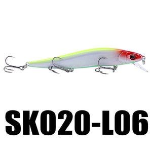 SeaKnight SK020 Fishing Lure 1PC Minnow 14g 110mm 0-1M Depth Wobbling Minnow Floating Lure Hard Bait Fishing Wobblers 10 Colors