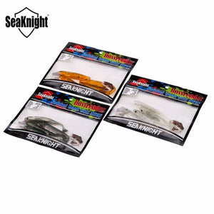 SeaKnight Soft Lure SL004 6g 10cm /3.9inch | 4PCS T Tail Fish Lure | Soft Bait | Saltwater/Freshwater