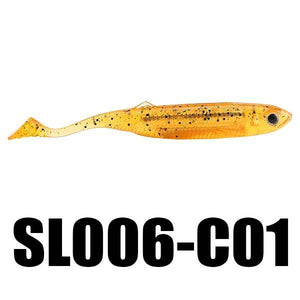 SeaKnight Soft Lure SL004 6g 10cm /3.9inch | 4PCS T Tail Fish Lure | Soft Bait | Saltwater/Freshwater