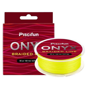 Piscifun ONYX 150yds(137M) Braided PE Fishing Line | 6-150lb