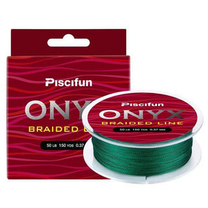 Piscifun ONYX 150yds(137M) Braided PE Fishing Line | 6-150lb