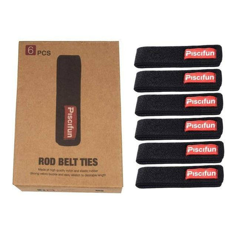 Image of Piscifun 6Pcs/Lot Fishing Rod Tie