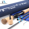 Switch Fly Rod With Switchable Fighting Butts |10'6''-11'6''| 4-9 WT| Cordura Tube