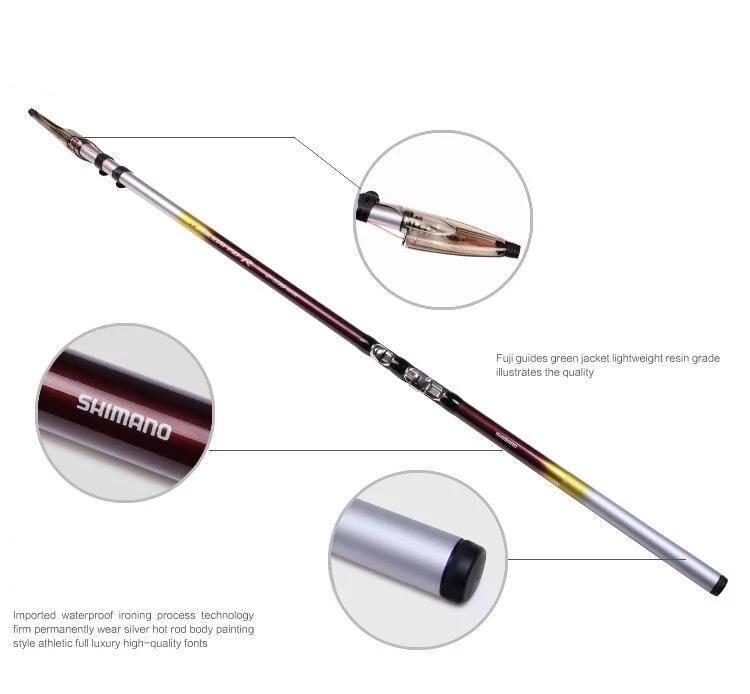 SHIMANO HOLIDAY Telescopic Casting Fishing Rod  | CARBON FIBER|LENGTH - 6'6" ; 6'10'' | POWER M&ML - M&MH|